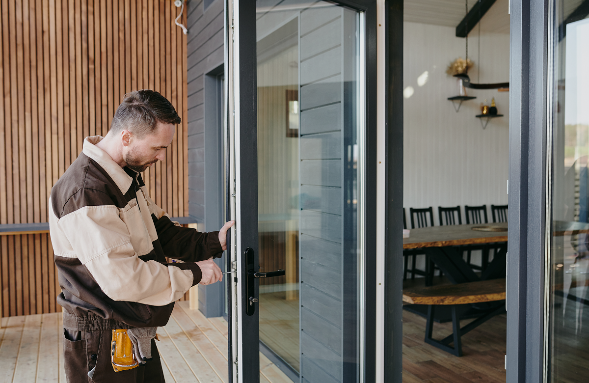 an expert doing door replacement in Cape Cod