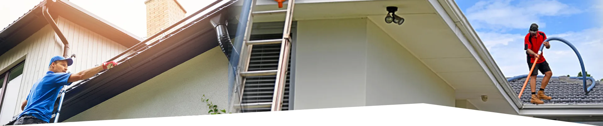 Dream Home Improvement LLC professionals providing gutter installation services in Hyannis.
