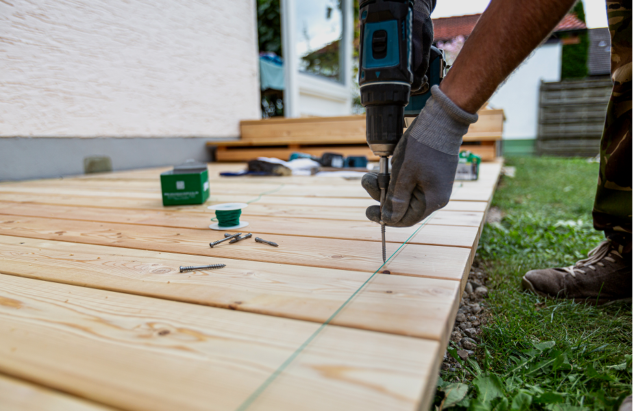 Installation of deck 